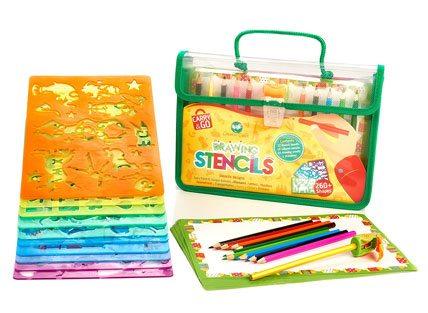 creabow crafts stencils and drawing art and craft sets for kids case