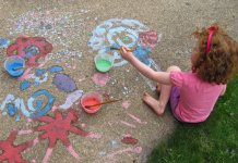 Check out the best chalk paint and markers for kids and toddlers.