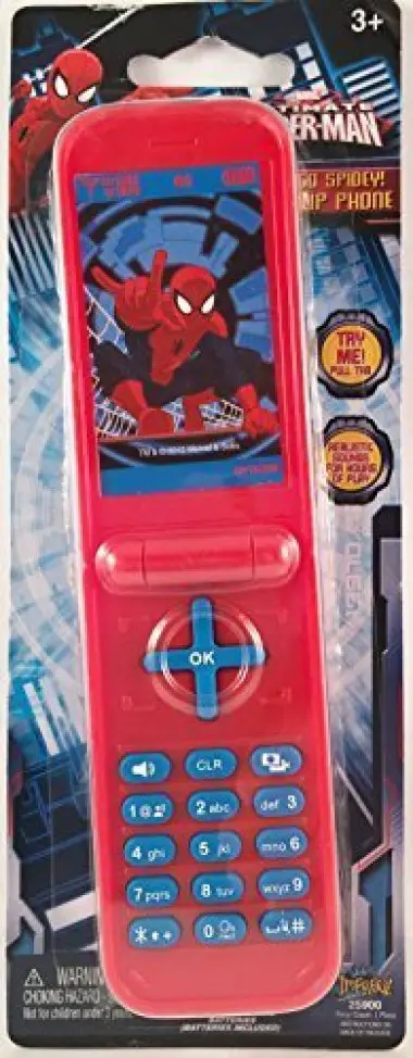 toy spiderman phone