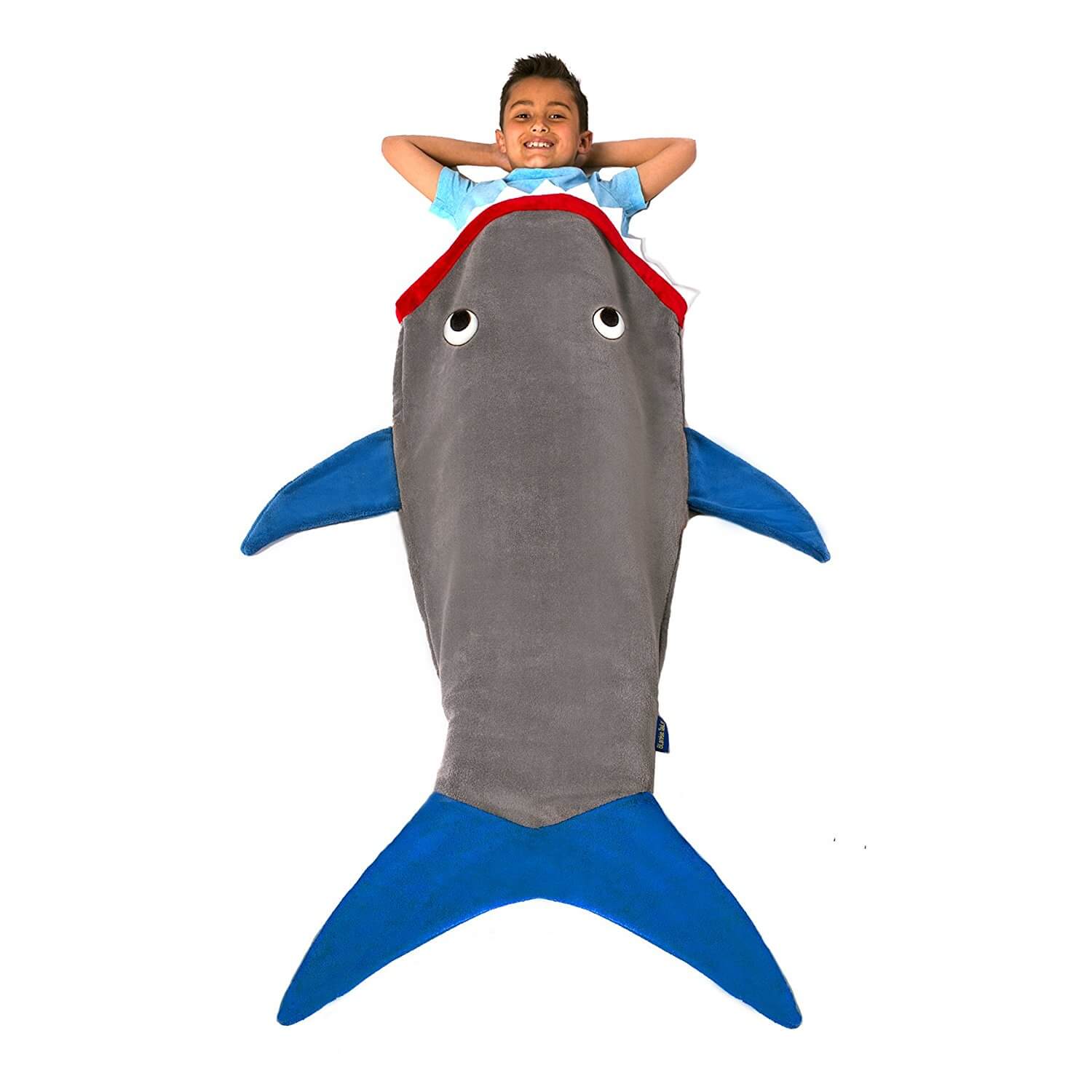 6. Blankie Tails Shark Gray
