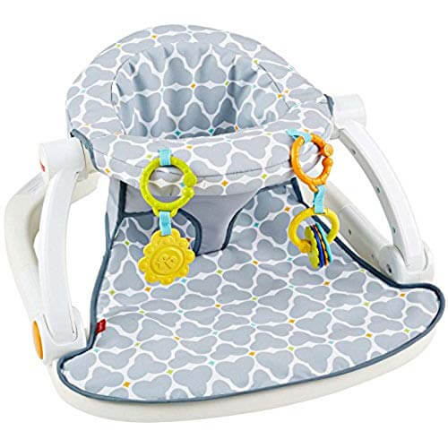 Fisher-Price Sit-Me-Up, Silver Platter
