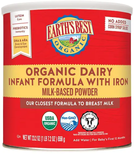 3. Earth's Best Organic Iron