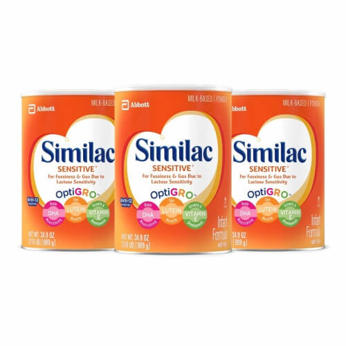 6. Similac Sensitive with Iron