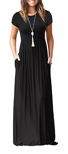 2. Viishow Short Sleeve Maxi