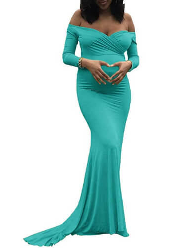 3. Saslax Elegant Fitted Gown