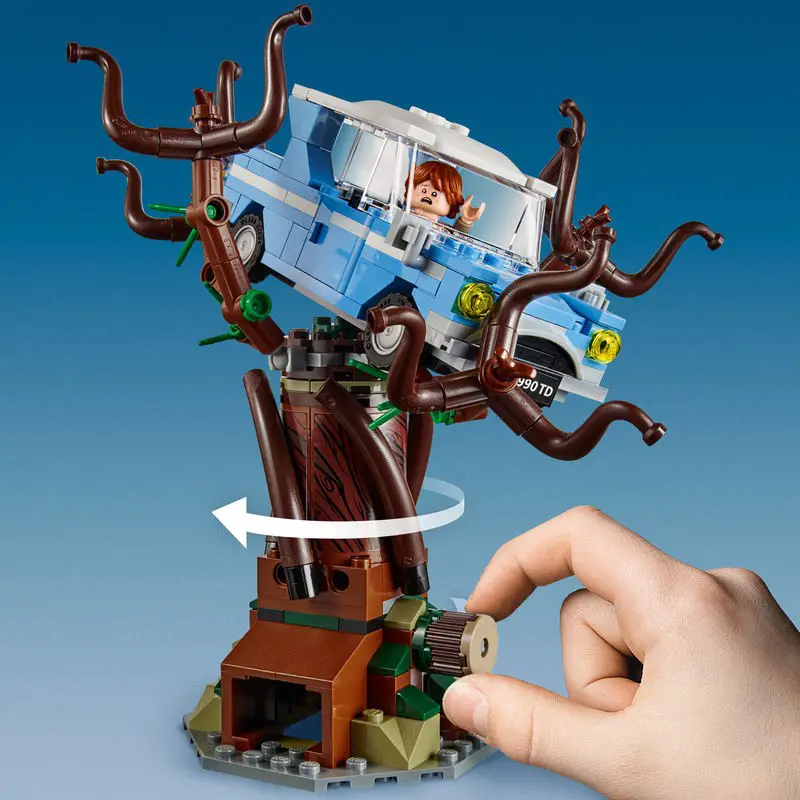 The Lego Harry Potter Hogwarts Whomping Willow Building Set has a lot of accessories.