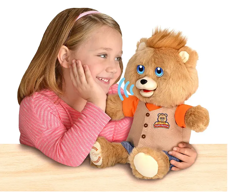 Teddy Ruxpin has touch sensors.