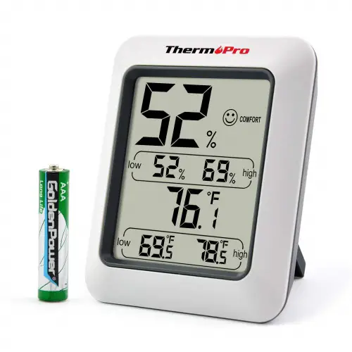 2. ThermoPro TP50 Digital Hygrometer