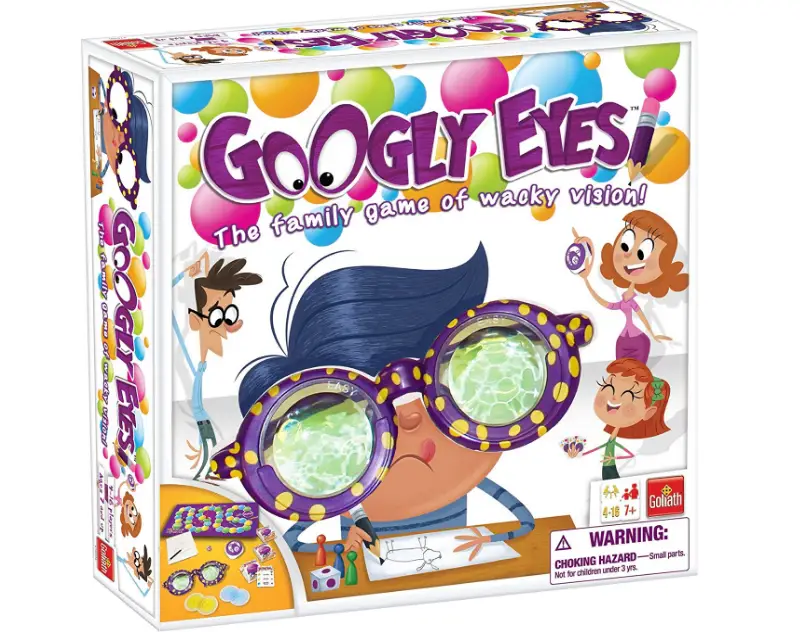 The Googly Eyes Game is intended for kids 7 years old and up.