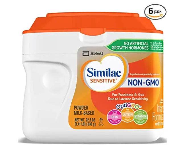 9. Similac Sensitive Non-GMO
