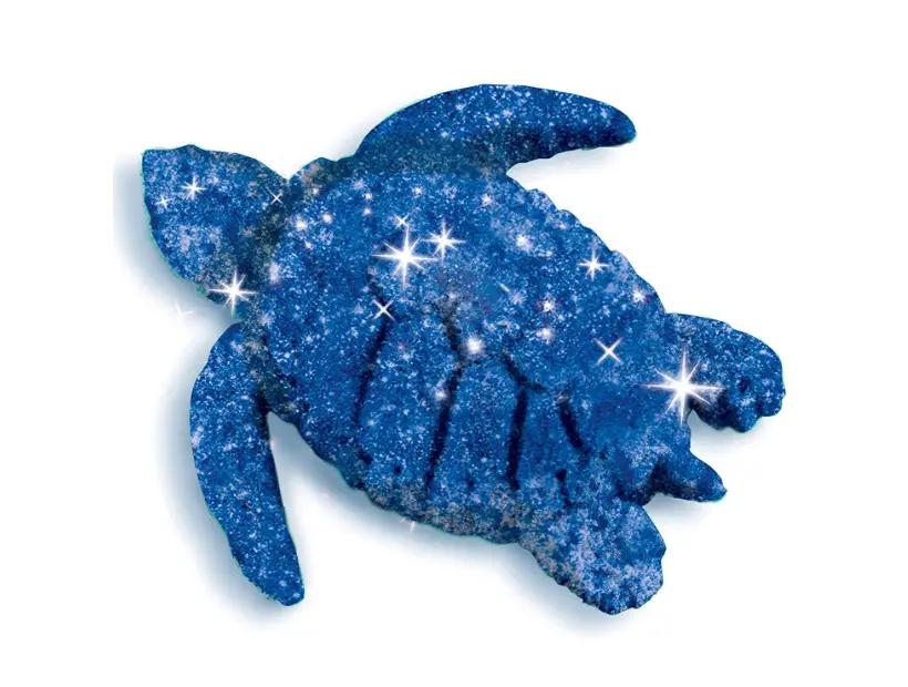 The Kinetic Sand Blue Sapphire Shimmer Sand is made for kids older than 3 years.
