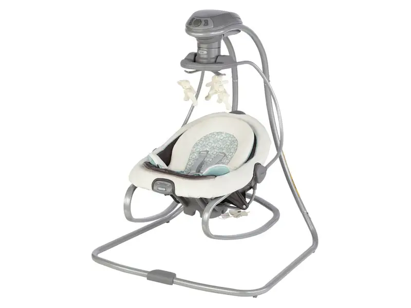 The Graco Duetsoothe has 6 different rocking speeds.