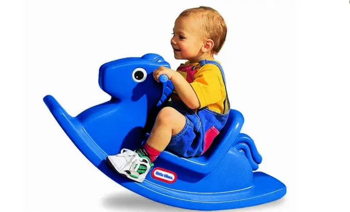 Toddlers love the Little Tikes Rocking Horse.