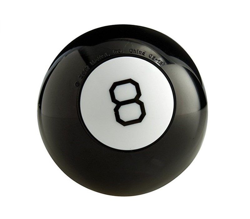 The Magic 8 Ball, a toy that knows everything