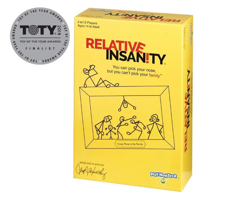 Relative Insanity Game  packacing 