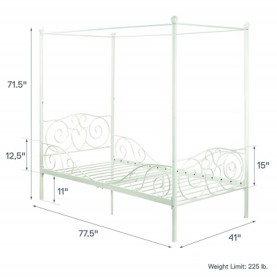 dhp canopy cool bed for teens size