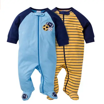 gerbers sleep n' play baby pajamas cotton