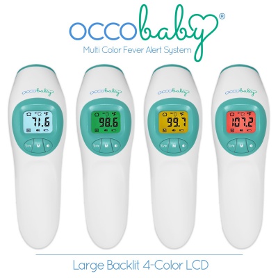 OCCObaby clinical forehead baby thermometer colors