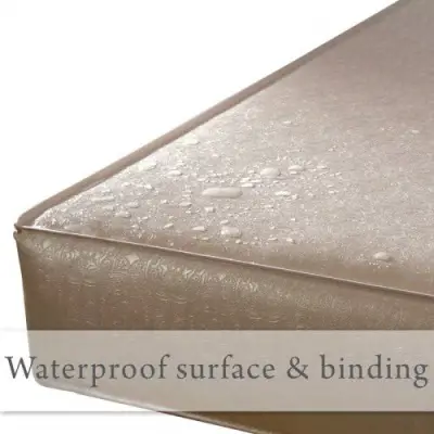 sealy soybean foam core organic crib mattress waterproof