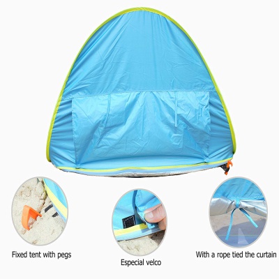 Monobeach Pop Up Portable Baby Tent features