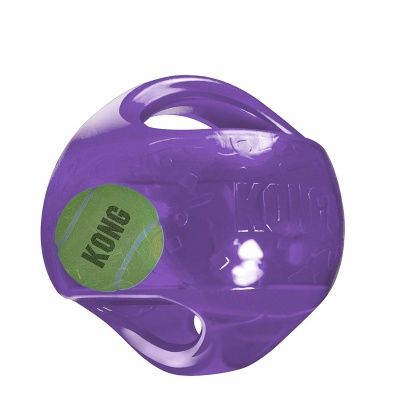 kong jumbler interactive dog toy purple