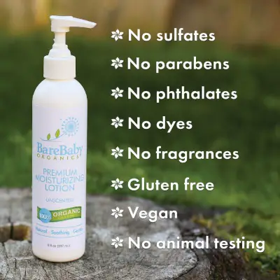 BareBaby Lotion Features
