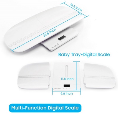 mommed multi-function baby scale measures