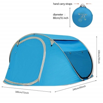 Zomake Pop Up Baby Tent size