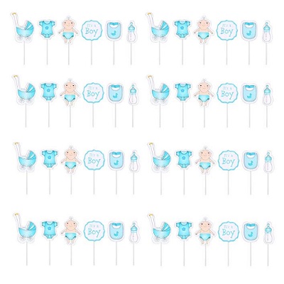 Quotidian Baby Shower Cupcake Toppers Bulk