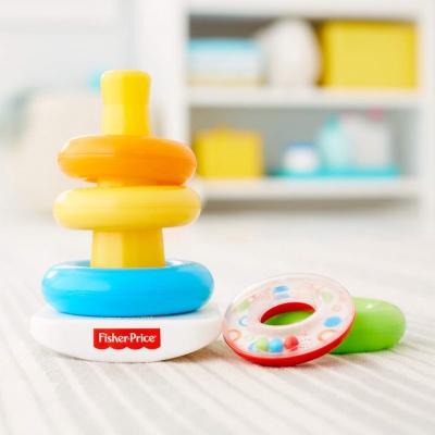 6 Month Old Toys Fisher Price Rock a Stack Unstacked