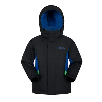 mountain warehouse raptor kids ski jacket fleece lined