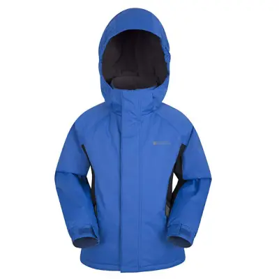 mountain warehouse raptor kids ski jacket blue