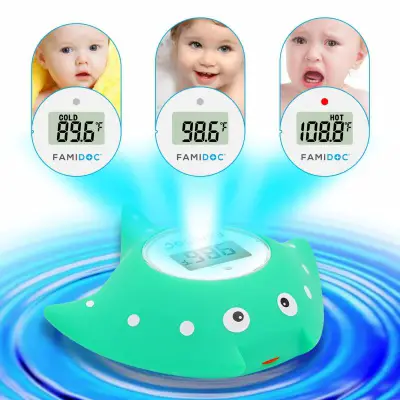 famidoc baby bath thermometer features