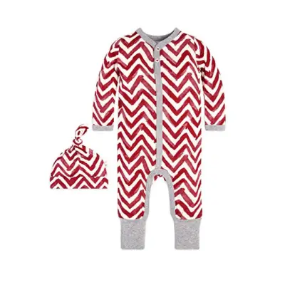 burt's bees romper baby pajamas unisex