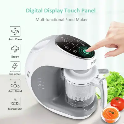 infanso BF300 7 in 1 baby food processor digital touch