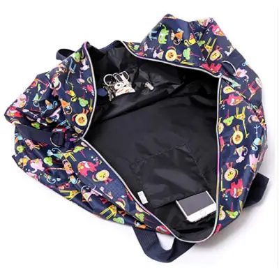 WFLB large foldable floral hospital bag inside