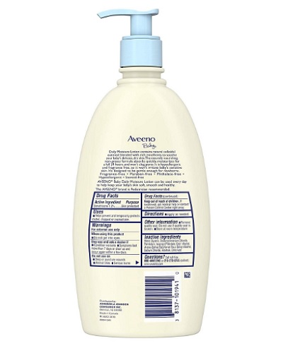 aveeno daily moisture baby lotion ingredients
