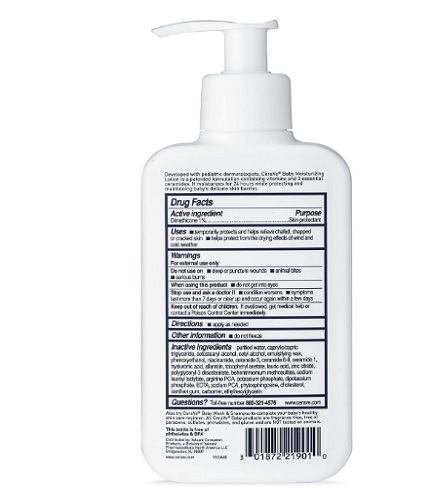 ceraVe essential ceramides baby lotion ingredients