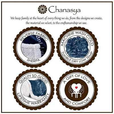 chanasya blanket christmas gift for grandma features