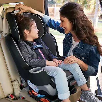 extend2Fit platinum convertible graco car seat toddler