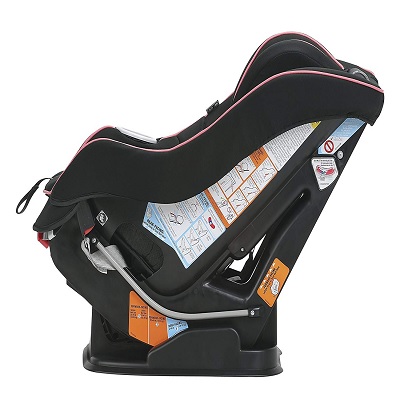 size4Me 65 convertible graco car seat rclined