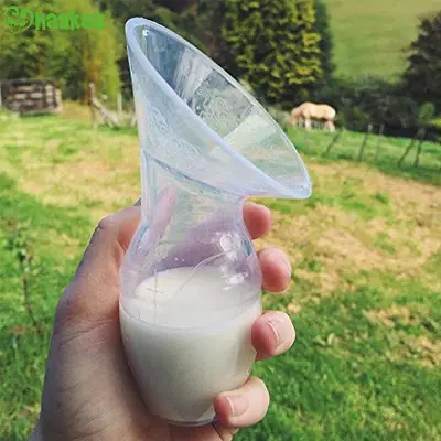 haakaa suction base 100% food grade breast pump for mums milk