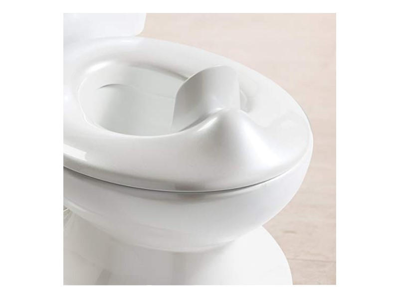 The Summer Infant My Size Potty features a clip-on splash guard. 