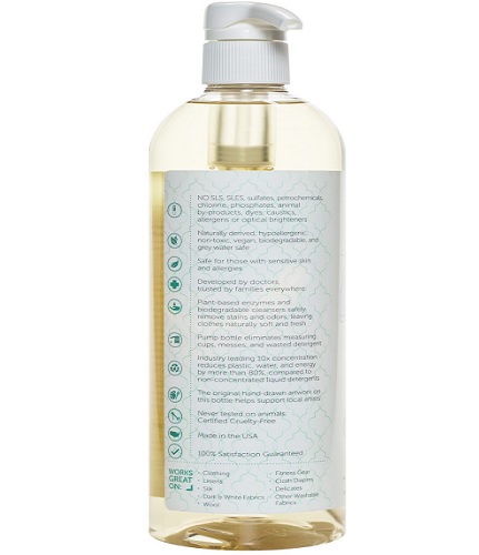 puracy natural liquid 192 loads baby laundry detergent ingredients