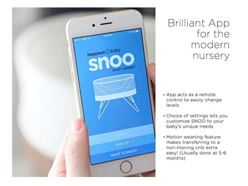 snoo smart sleeper app