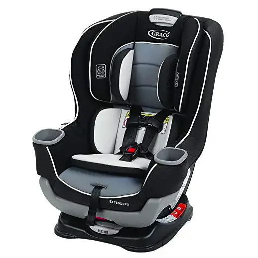 Graco Extend2Fit convertible car seat for kids from 4 to 50 lbs.