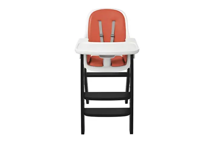 The OXO Tot Sprout High Chair has a 3 level hight system.