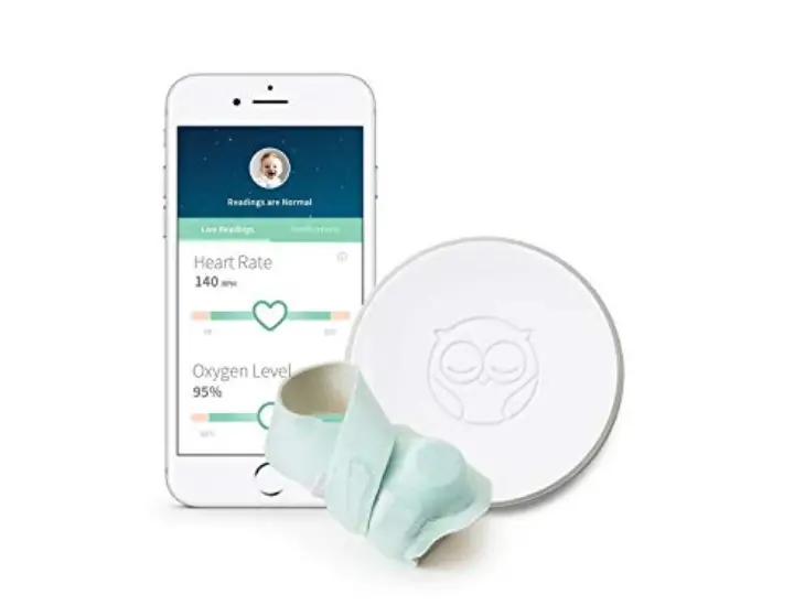Owlet Baby Monitor features a smartphone app that track your baby's vital signs in real tiem.