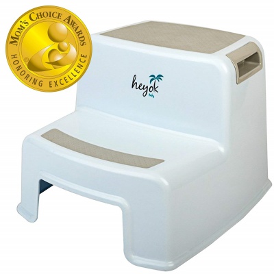 heyok dual height step stool slip resistant