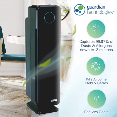 germguardian AC5350B air purifier reduces odor
